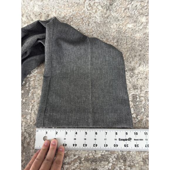 Kut From The Kloth Petites Size 10P Straight Leg Stretch Pants Heather Gray Zip - Picture 7 of 11